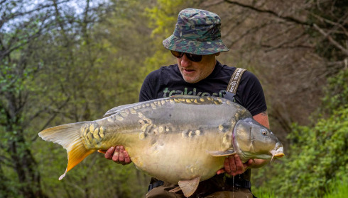 A 46 lb carp from Carp House, Apr 2025