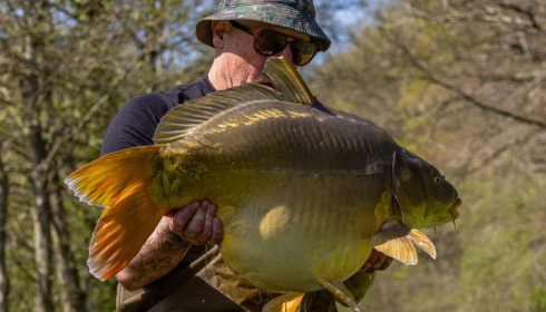 A 37 lb fish from Carp House, Mirror, Apr 2025