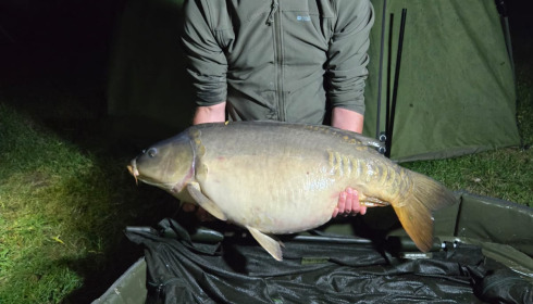 A 48 lb 5 oz carp from Carrouge, May 2025