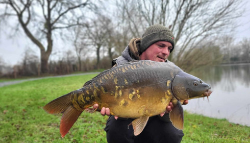 A carp from Carrouge, Feb 2024