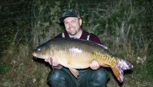 A 36 lb 13 oz fish from Carrouge, Mirror Carp, Jul 2025