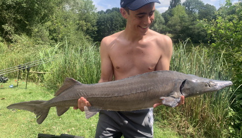A 28 lb 8 oz fish from Cerises, Aug 2024