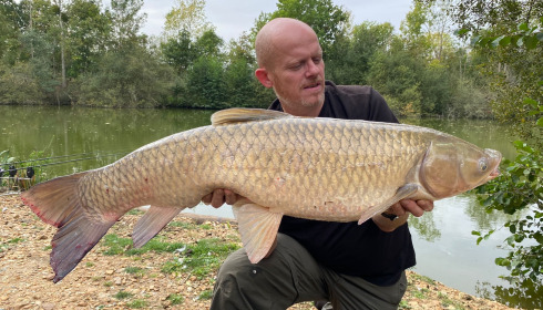 A grass carp from Cerises, Jun 2023