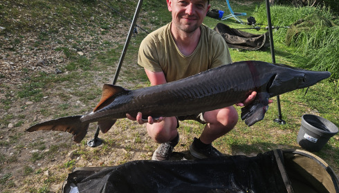 A 22 lb 6 oz fish from Cerises, Sturgeon, Apr 2025