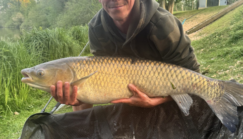 A 28 lb fish from Cerises, Grass carp, May 2025