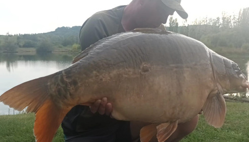 A 43 lb 12 oz carp from Deux Iles, Craig Moore, Sep 2023