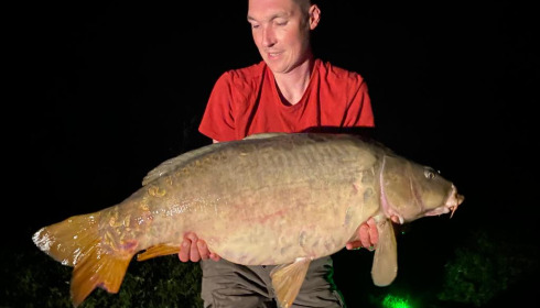 A 38 lb 14 oz carp from Deux Iles, Paul Lewis, Sep 2023