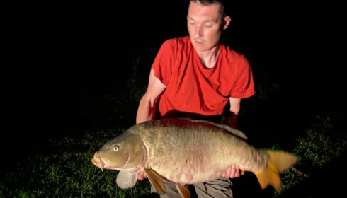 A 38 lb 14 oz carp from Deux Iles, Paul Lewis, Sep 2023