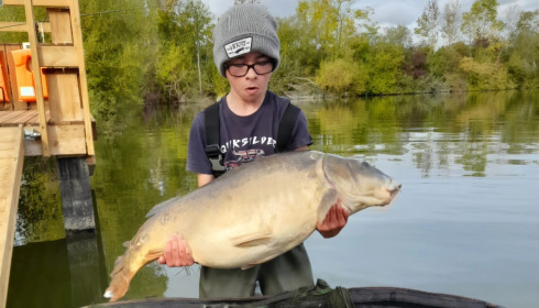 A carp from Duquesne, Jan 2025