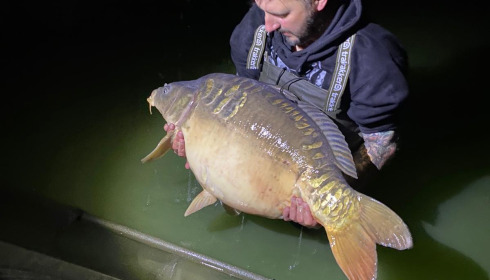 A 49 lb 13 oz carp from Eau De Vie North, James Simpson, Oct 2024