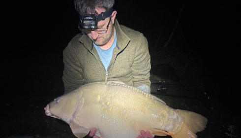 A 33 lb 3 oz carp from Eau De Vie North, Matthew Simpson, Oct 2024