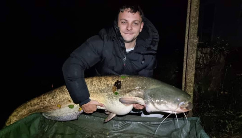 A 54 lb catfish from Eau De Vie North, Sep 2024