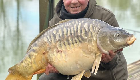 A 42 lb carp from Eau De Vie North, Matt Wolstenholme, Apr 2024