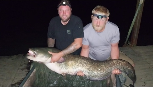 A 65 lb fish from Eau De Vie North, Aug 2025