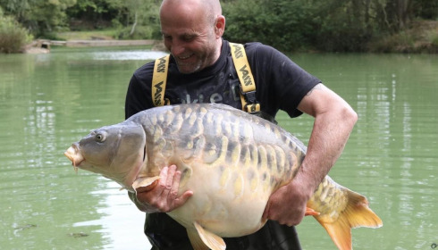 A 47 lb 4 oz carp from Eau De Vie North, John Fish, May 2024