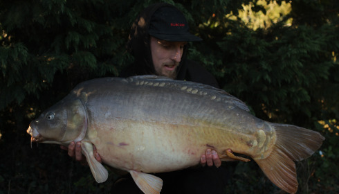 A 42 lb carp from Eau De Vie North, Rob Gainer, Oct 2023