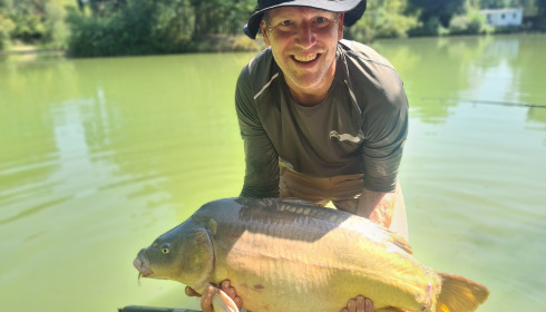A 42 lb 4 oz fish from Eau De Vie North, Dave's PB, Aug 2024