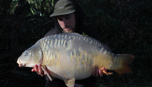 A 32 lb carp from Eau De Vie North, Rob Gainer, Oct 2023