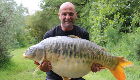 A 47 lb 4 oz carp from Eau De Vie North, John Fish, May 2024
