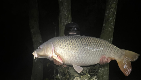 A 46 lb fish from Eau De Vie South, Oct 2024