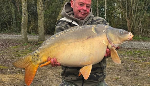 A 30 lb carp from Eau De Vie South, Mar 2025