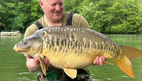 A 39 lb 3 oz fish from Eau De Vie South, Scaly Lin, May 2025