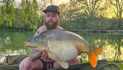 A 35 lb 14 oz carp from Eau De Vie South, Apr 2025