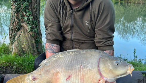 A 43 lb 5 oz fish from Eau De Vie South, Mirror, Mar 2024