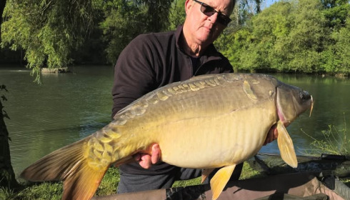 A 30 lb 4 oz carp from Eau De Vie South, Apr 2025