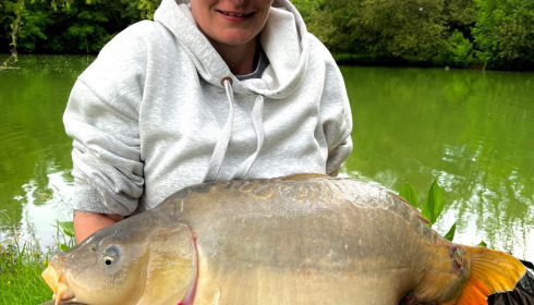 A 37 lb 14 oz fish from Eau De Vie South, Mirror carp, May 2024