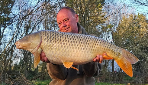 A 39 lb 8 oz carp from Eau De Vie South, Mar 2025