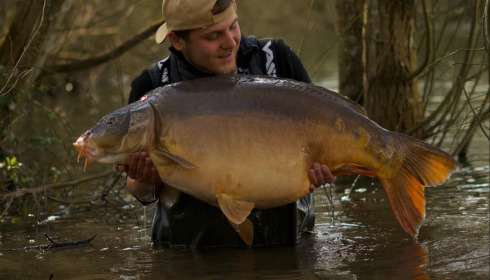 A 55 lb 11 oz carp from Emeraude, Mar 2025
