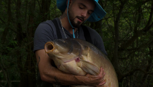 A 67 lb carp from Emeraude, May 2024
