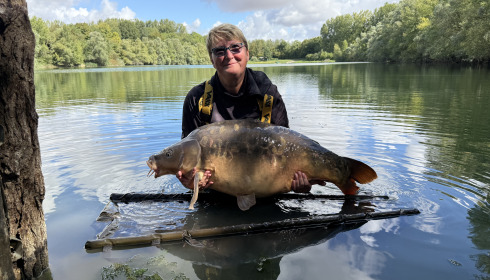 A 51 lb fish from Evaro, Mirror PB, Aug 2025