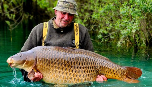 A 80 lb 2 oz carp from Evaro, Ash, Apr 2024