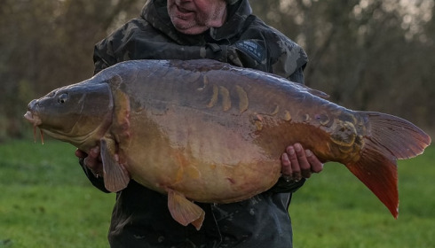 A carp from Evaro, Jan 2025