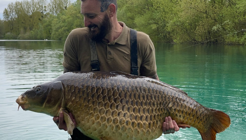 A 77 lb fish from Evaro, Apr 2024
