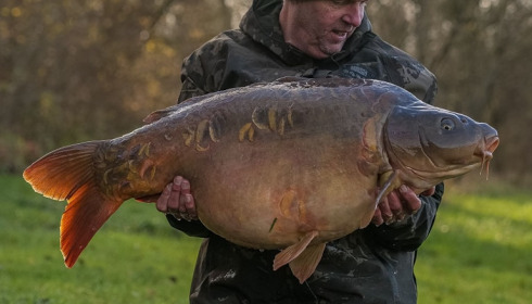 A carp from Evaro, Jan 2025