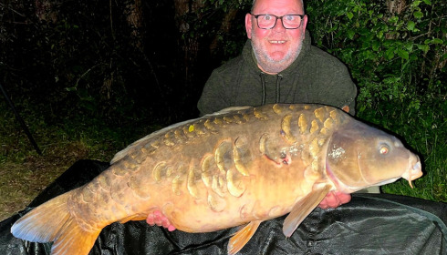 A carp from Evaro, May 2024