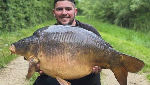A carp from Evaro, May 2024