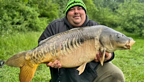 A carp from Evaro, May 2024