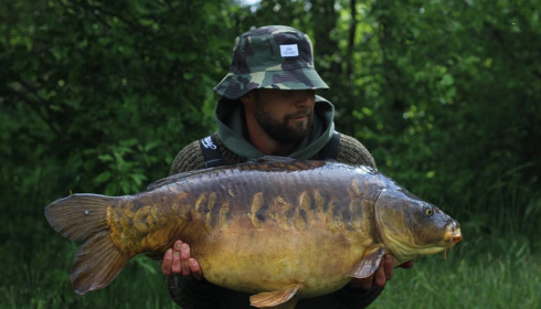 A carp from Evaro, May 2025