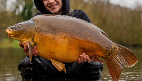 A carp from Evaro, Jan 2025