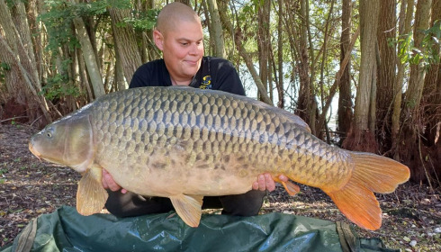 A carp from Fullys Lake, Sep 2024