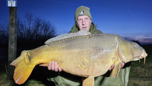 A carp from Fullys Lake, Feb 2025