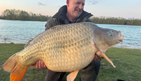 A carp from Fullys Lake, Apr 2025