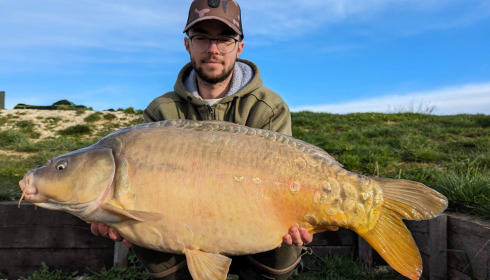 A carp from Fullys Lake, Mar 2024