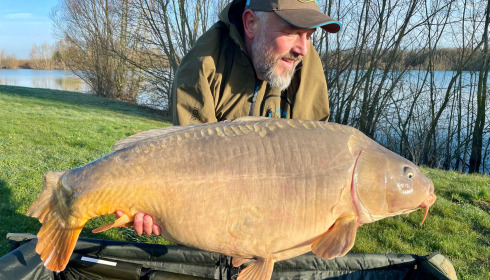 A carp from Fullys Lake, Mar 2024