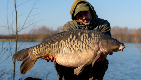 A carp from Fullys Lake, Feb 2025