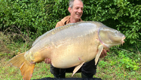 A 68 lb carp from Fullys Lake, Oct 2024